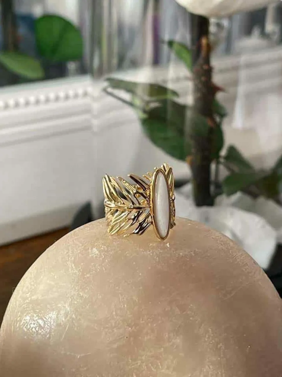 bague_ajustable_blanc_tes_0.webp Femmes Saheline Bague Ajustable Blanc Tess