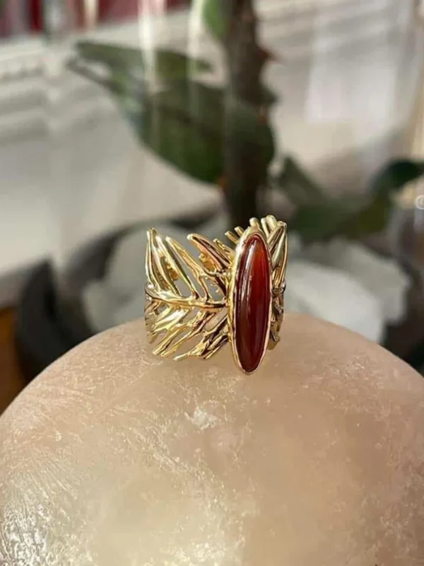 Femmes Saheline Bague Ajustable Terracotta Tess