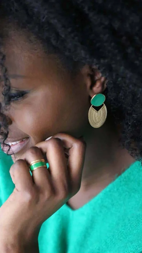 Femmes Saheline Bague Ajustable Vert Dulce