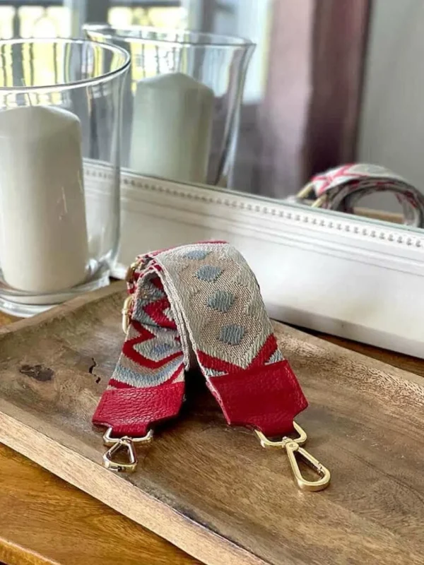 Femmes Saheline Bandoulière Sac À Main Rouge Neeve