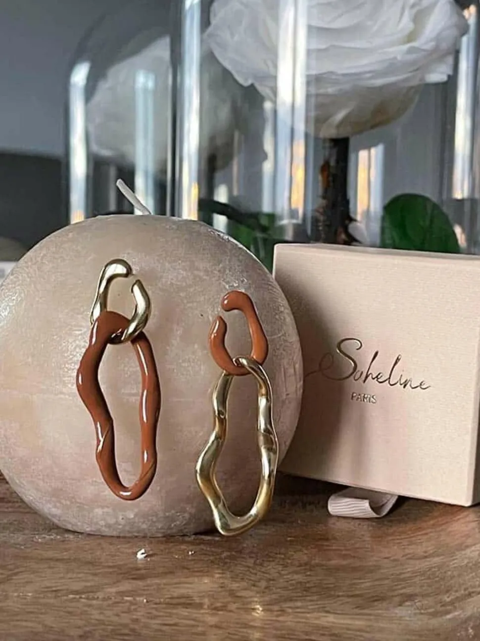 boucles_doreille_marron_d_0.webp Femmes Saheline Boucles D'Oreille Marron Doris