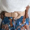 Femmes Saheline Ceinture Elastique Beige Odessa