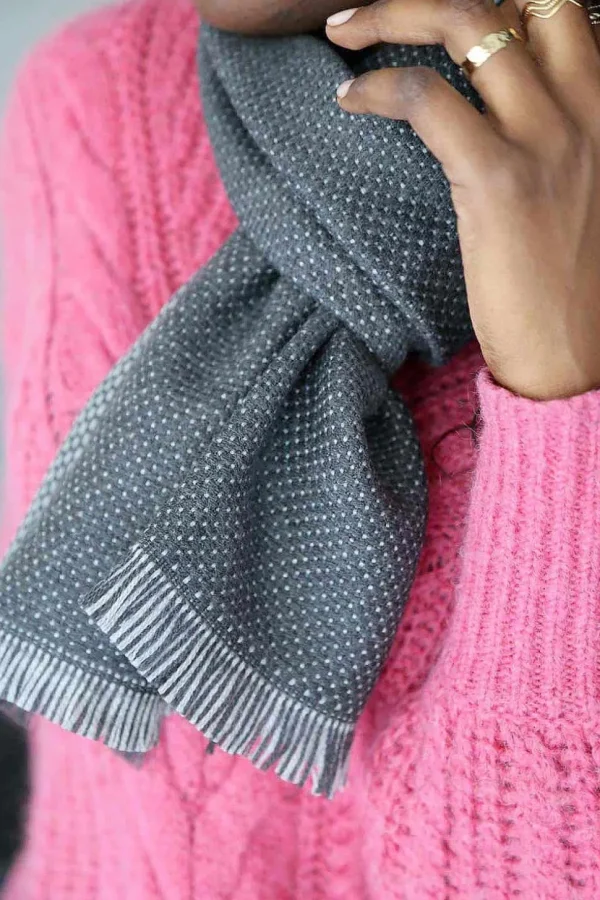 Homme Saheline Echarpe Gris Adonis