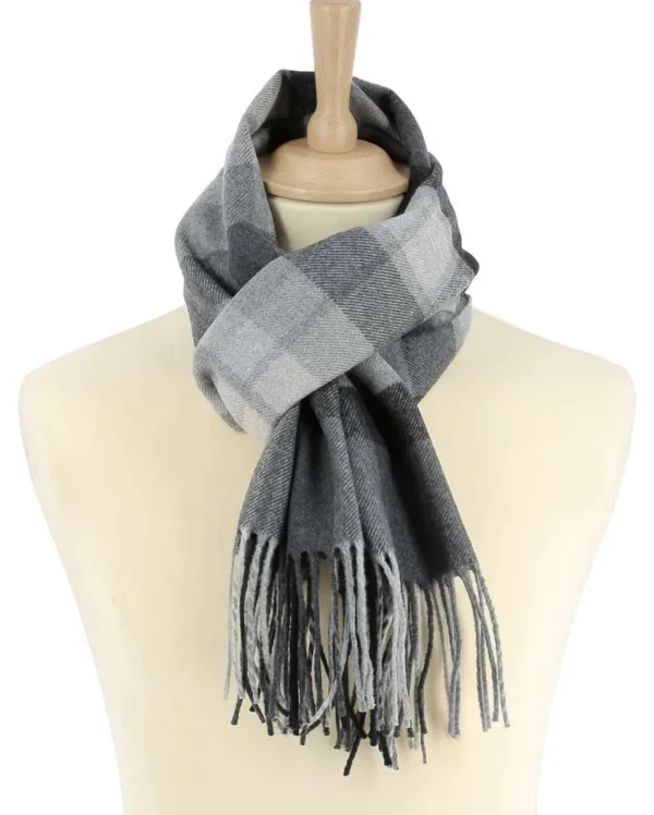 Homme Saheline Echarpe Gris Navid