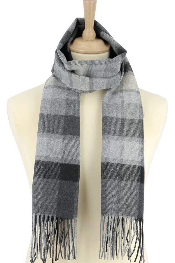 Homme Saheline Echarpe Gris Navid