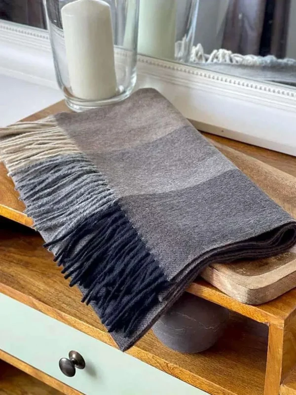 Homme Saheline Echarpe Marron Taupe Kendall