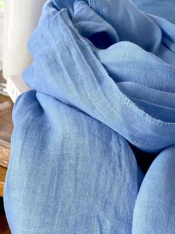 Homme Saheline Foulard Bleu Ciel Emery