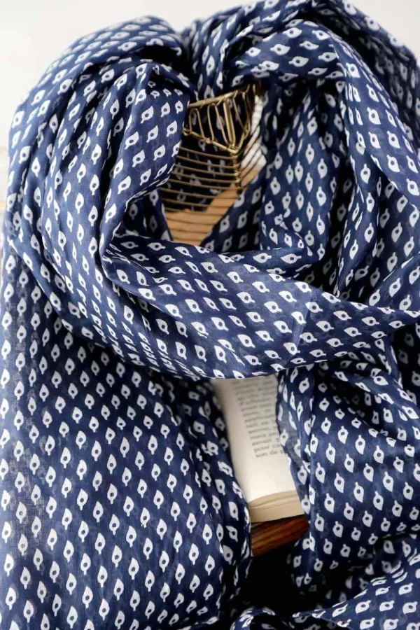 Homme Saheline Foulard Bleu Faris