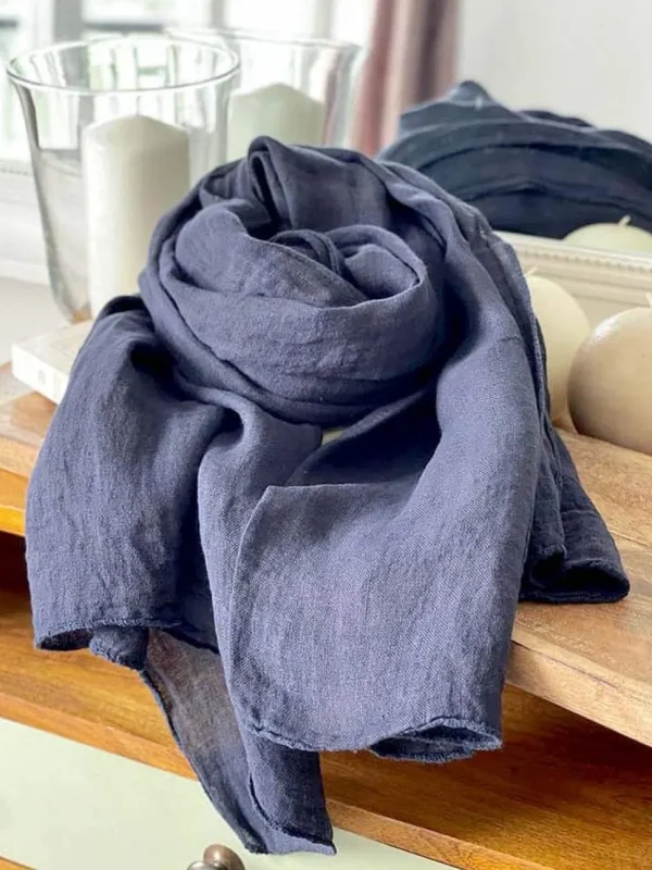 Homme Saheline Foulard Bleu Marine Emery