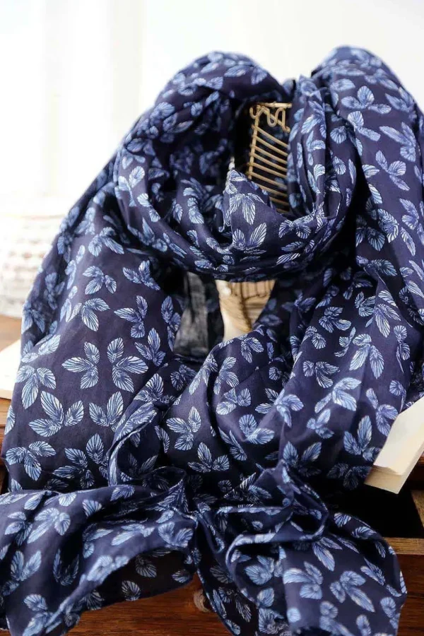 Homme Saheline Foulard Bleu Oliver