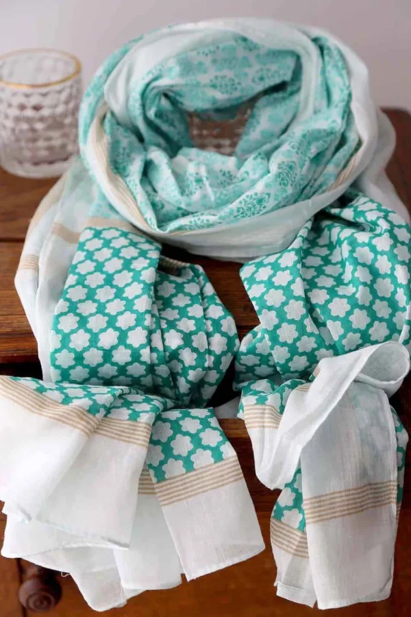 Homme Saheline Foulard Homme Bleu Turquoise Bradley