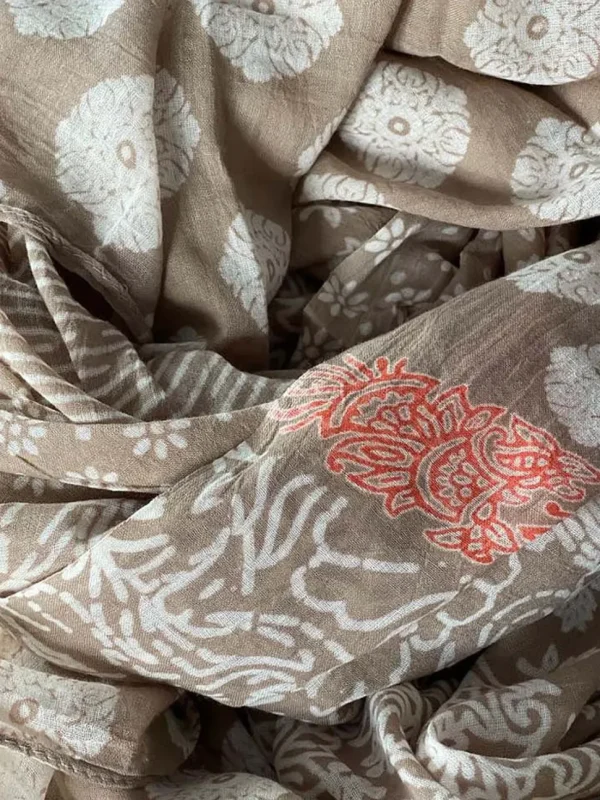 Homme Saheline Foulard Homme Ecru Miguel