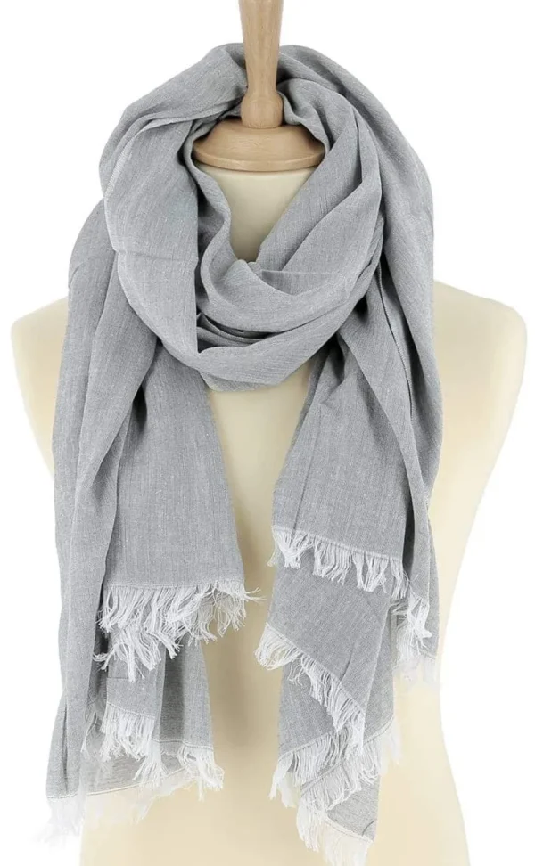 Homme Saheline Foulard Homme Gris Clair Louis