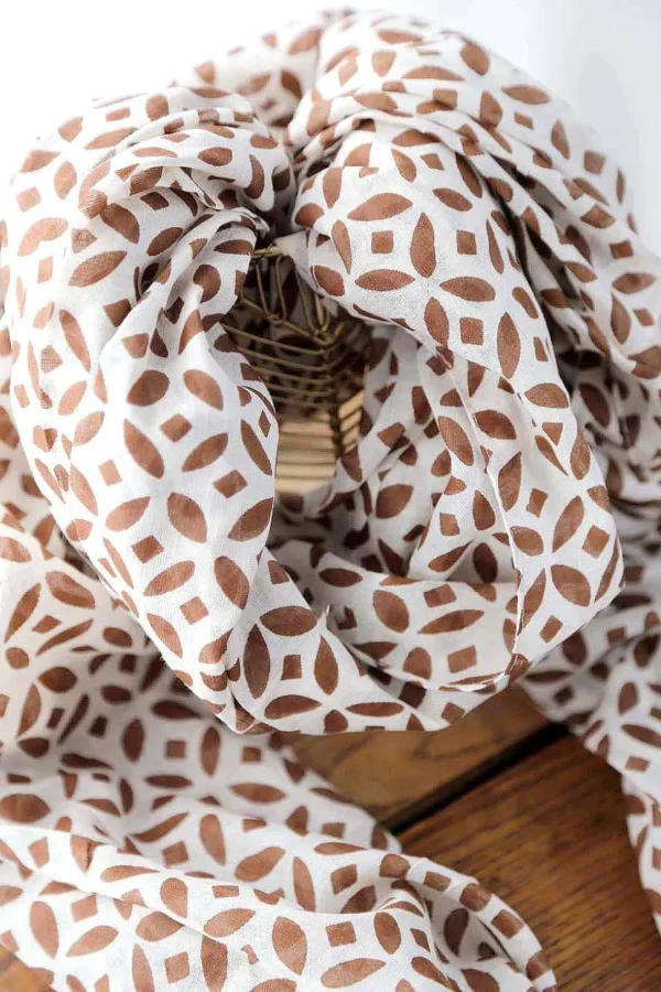 Homme Saheline Foulard Homme Marron Austin