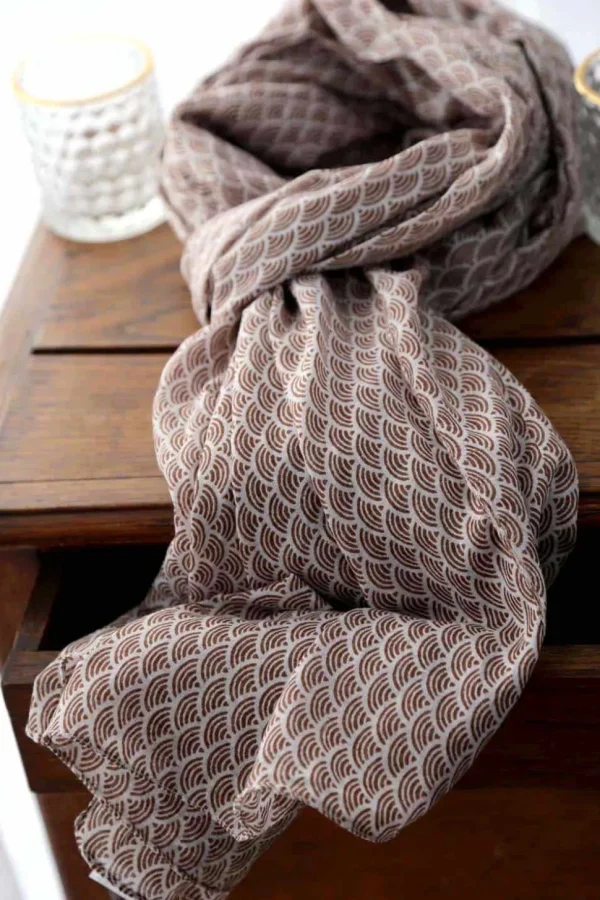 Homme Saheline Foulard Homme Marron Sawyer