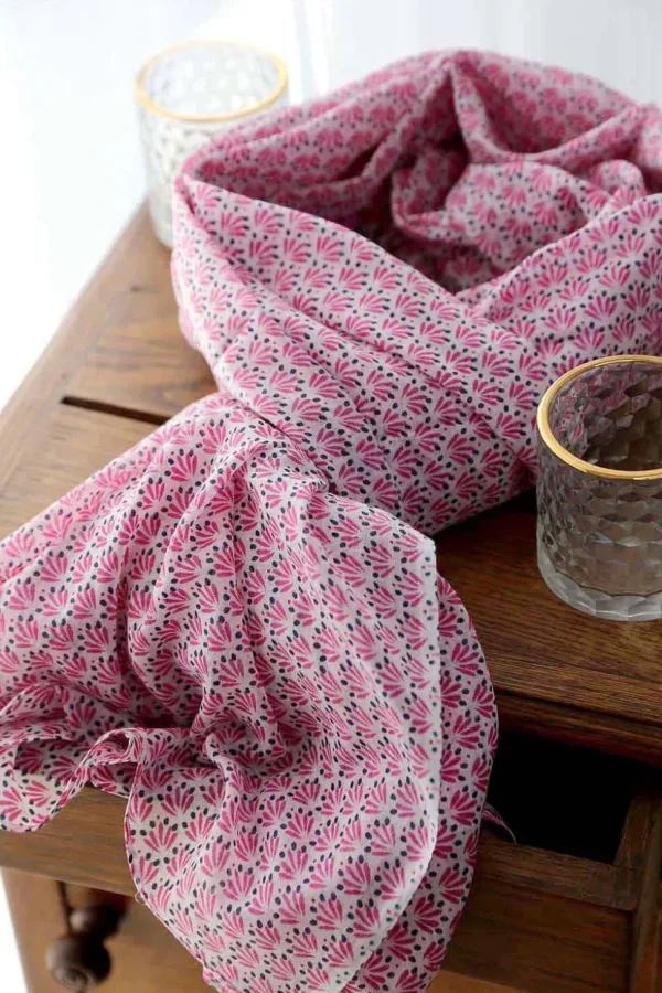 Homme Saheline Foulard Homme Rose Fushia Brooklyn