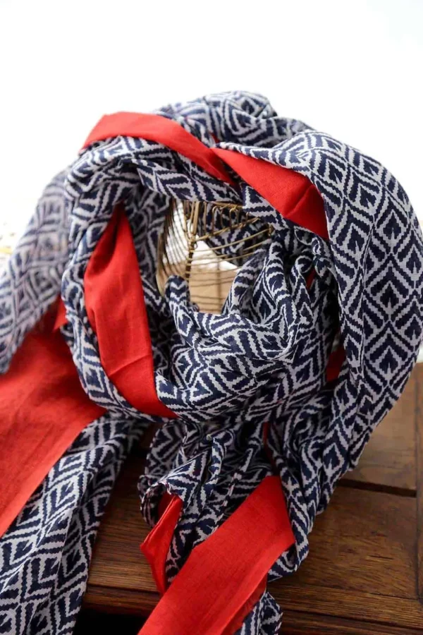 Homme Saheline Foulard Rouge Timothy