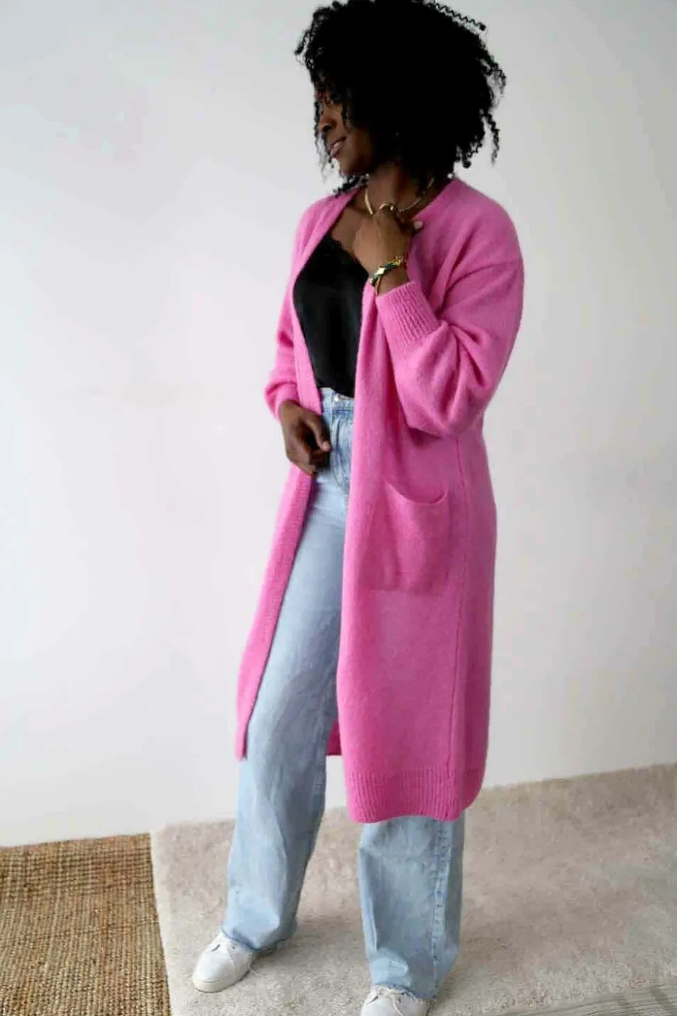 gilet_long_rose_dan_4.webp Femmes Saheline Gilet Long Rose Dan