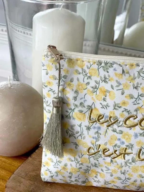 Femmes Saheline Pochette A Message Jaune Vanina