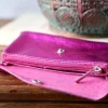 Femmes Saheline Porte-Cartes Rose Fushias Lorna