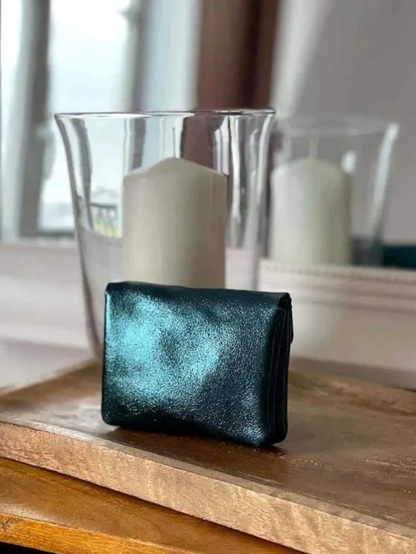 Femmes Saheline Porte-Monnaie Bleu Anissa