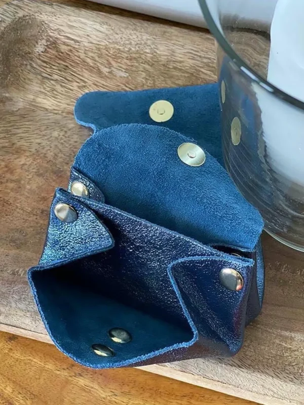 Femmes Saheline Porte-Monnaie Bleu Greta