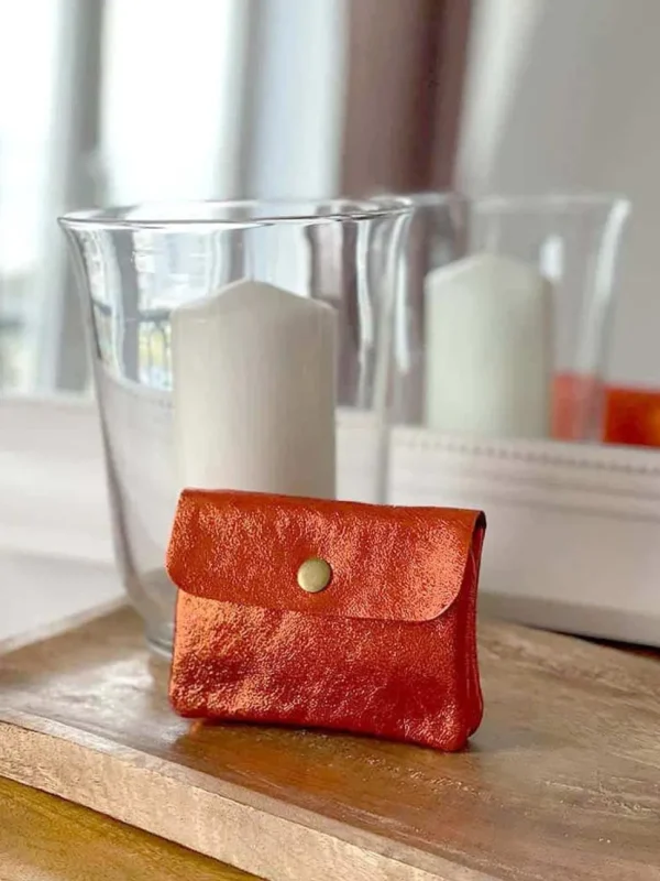 Femmes Saheline Porte-Monnaie Orange Anissa