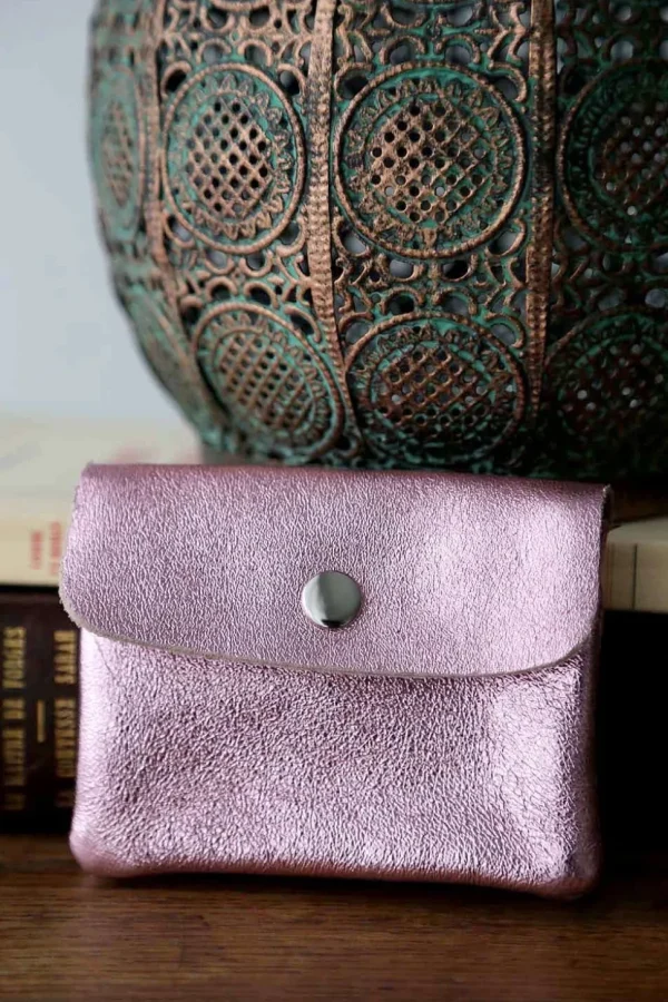 Femmes Saheline Porte-Monnaie Rose Pastel Awa