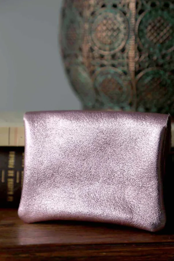 Femmes Saheline Porte-Monnaie Rose Pastel Awa