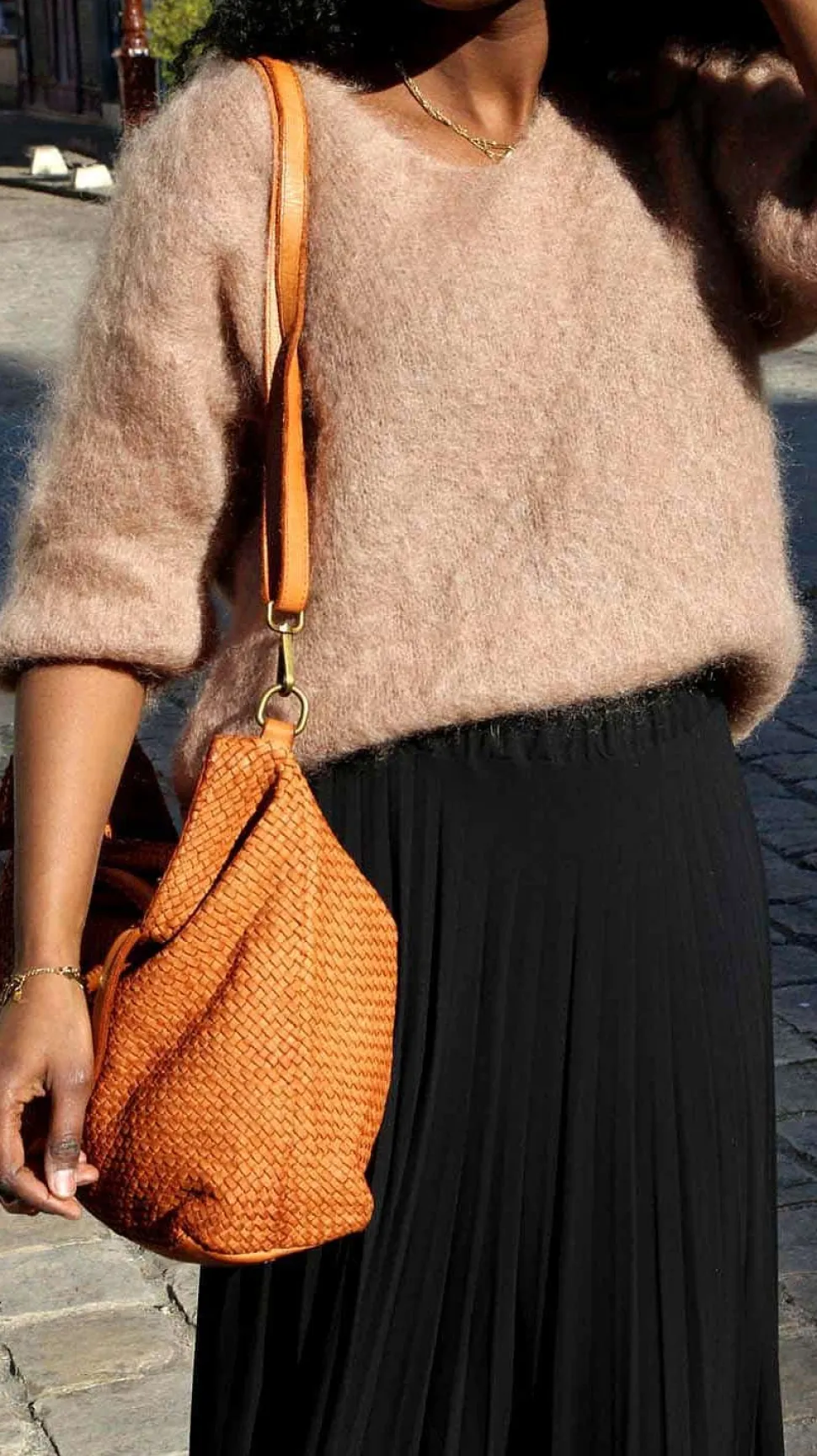 pull_marron_camel_teddy_1.webp Femmes Saheline Pull Marron Camel Teddy