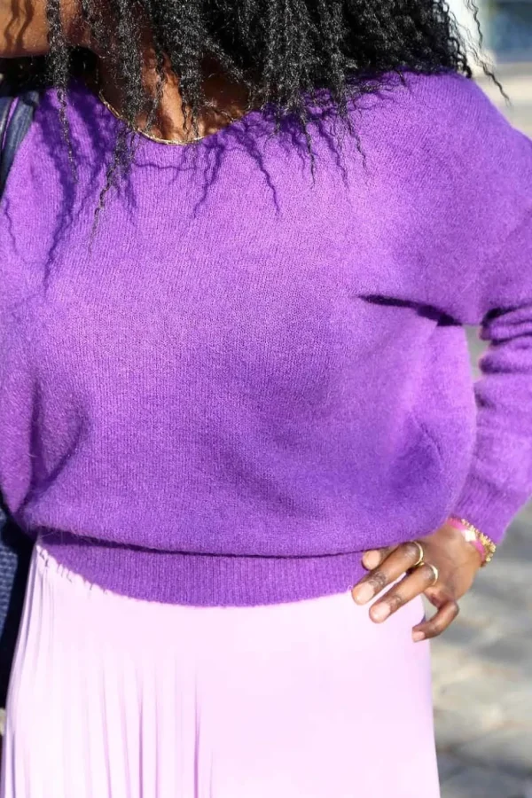 Femmes Saheline Pull Violet Barth