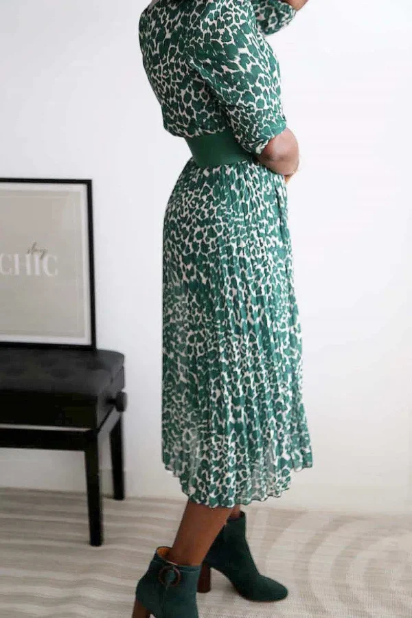 Femmes Saheline Robe Longue Vert Eva