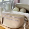 Femmes Saheline Sac Banane Beige Ecru Chelby