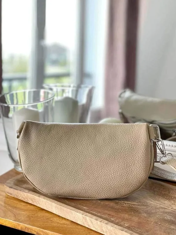 Femmes Saheline Sac Banane Beige Ecru Chelby