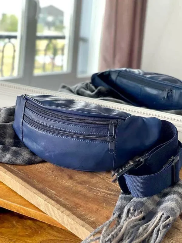 Homme Saheline Sac Banane Bleu Encre Blake