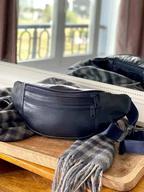 Homme Saheline Sac Banane Bleu Marine Blake
