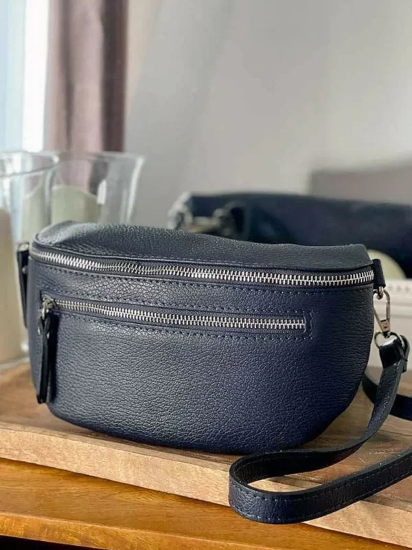 Femmes Saheline Sac Banane Bleu Marine Chelby