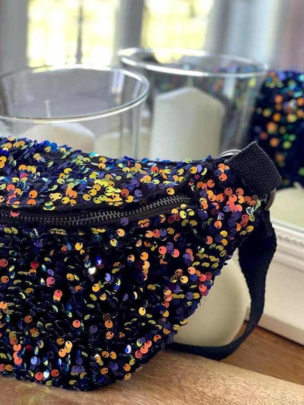 sac_banane_bleu_peche_a_s_2.webp Femmes Saheline Sac Banane Bleu Peche A Sequins Laumy