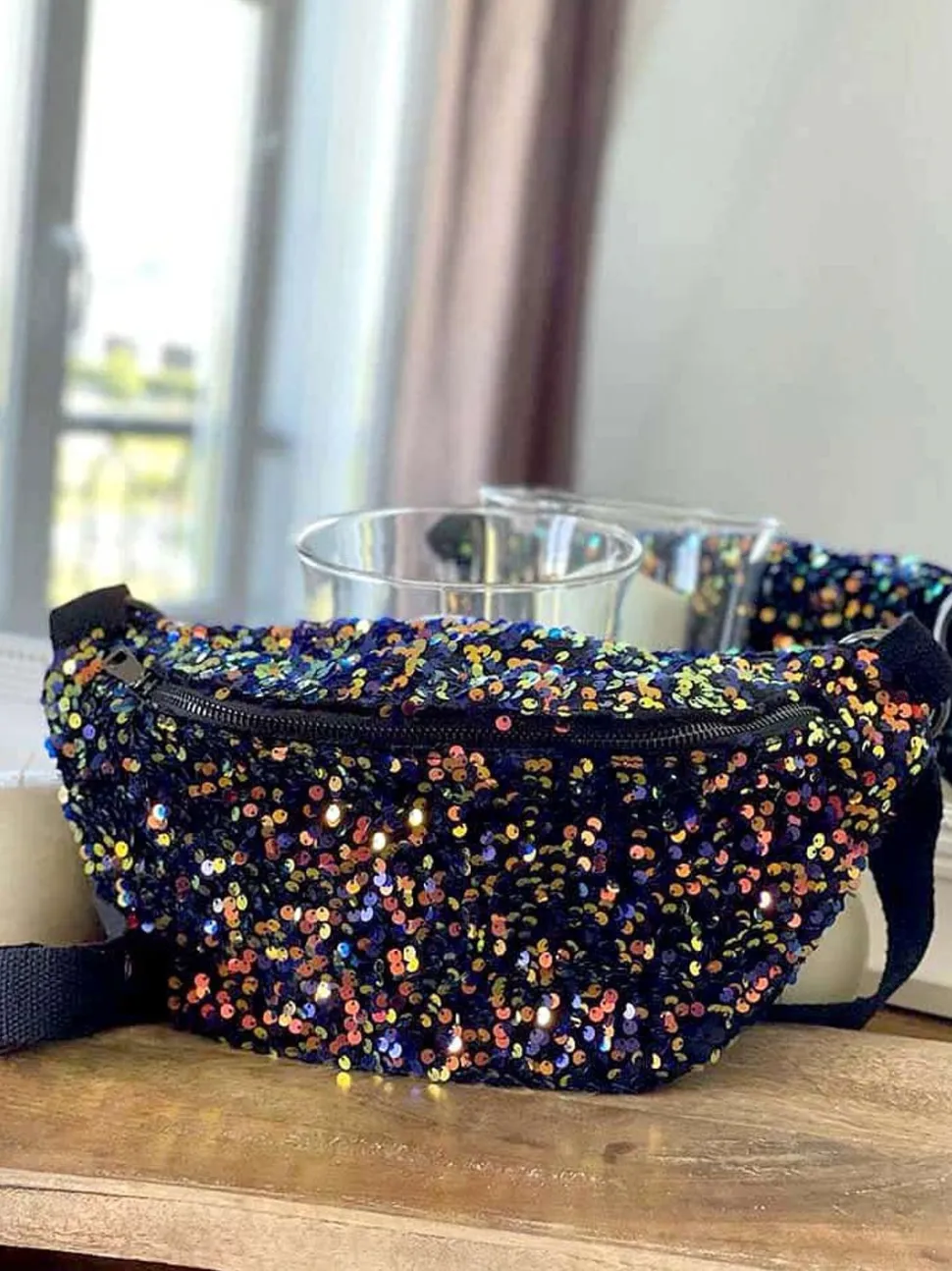 sac_banane_bleu_peche_a_s_4.webp Femmes Saheline Sac Banane Bleu Peche A Sequins Laumy