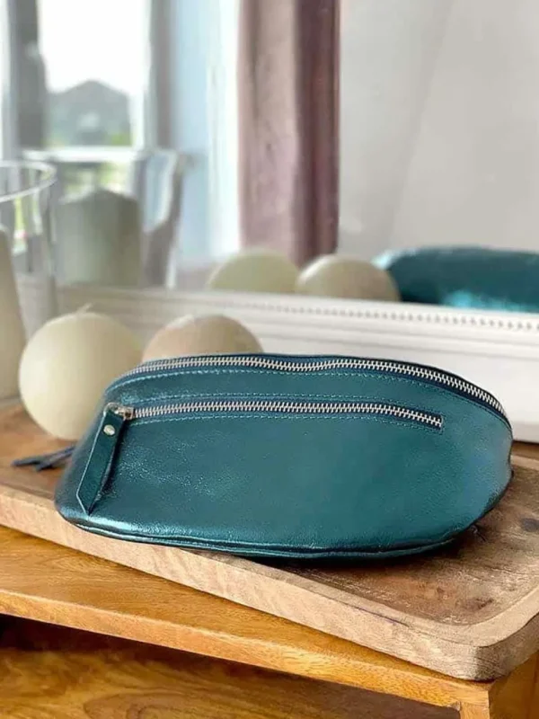 Femmes Saheline Sac Banane Bleu Petrole June