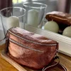 Femmes Saheline Sac Banane Marron Cuivre June