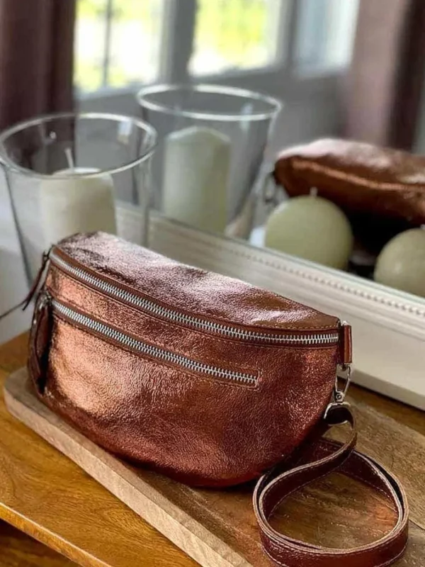 Femmes Saheline Sac Banane Marron Cuivre June