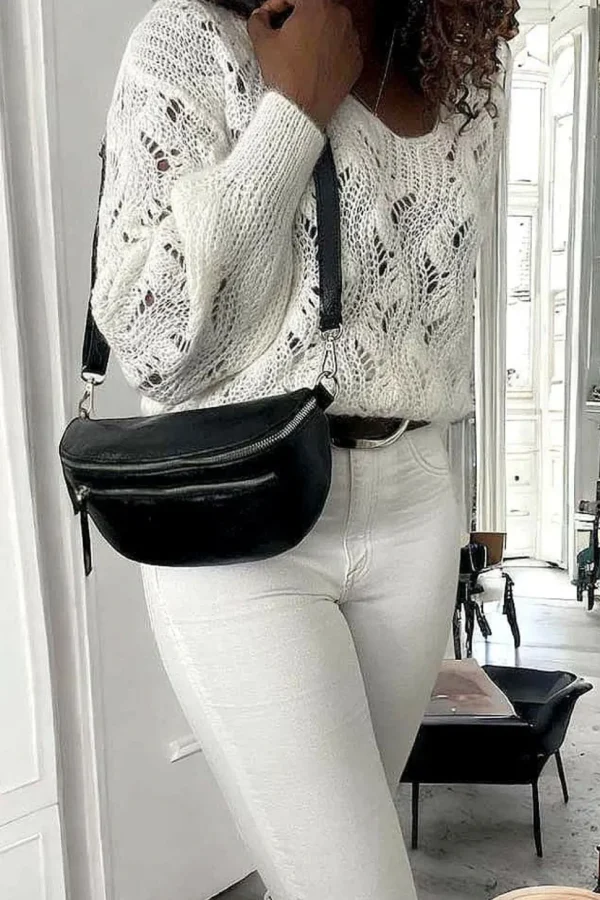 Femmes Saheline Sac Banane Noir June
