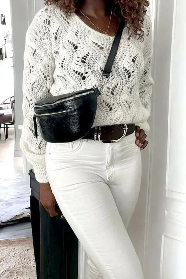 Femmes Saheline Sac Banane Noir June