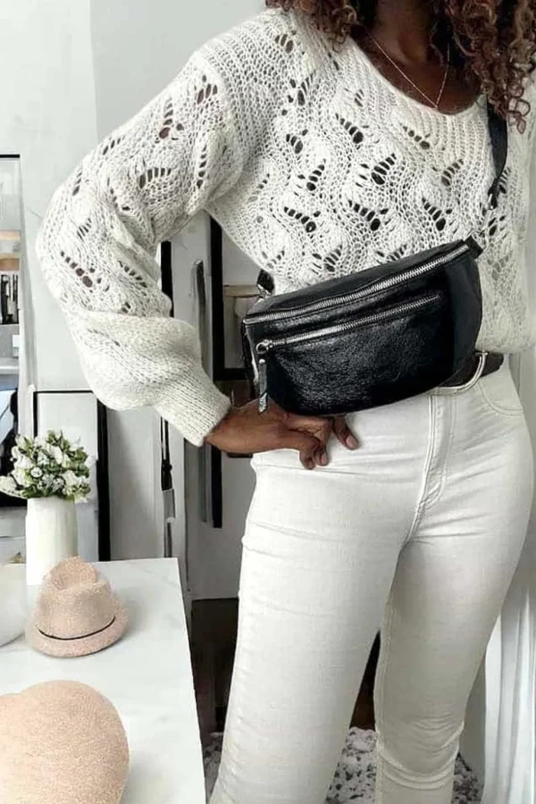 Femmes Saheline Sac Banane Noir June