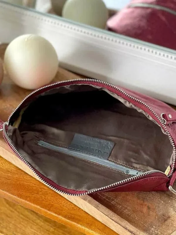 Femmes Saheline Sac Banane Rouge Bordeaux June