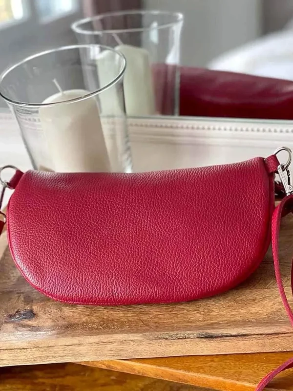 Femmes Saheline Sac Banane Rouge Cerise Chelby