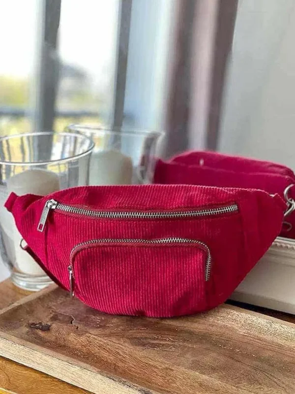 Femmes Saheline Sac Banane Rouge Estela
