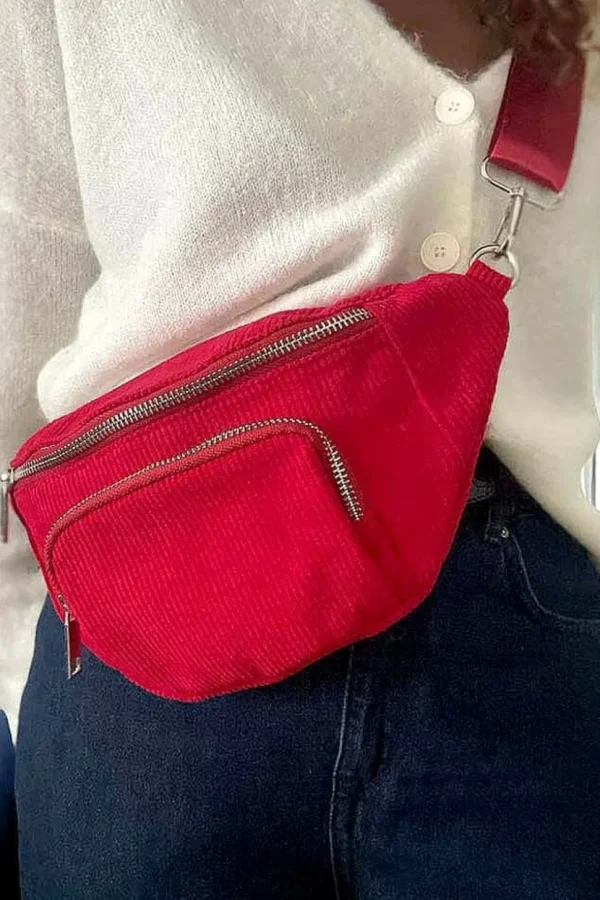 Femmes Saheline Sac Banane Rouge Estela