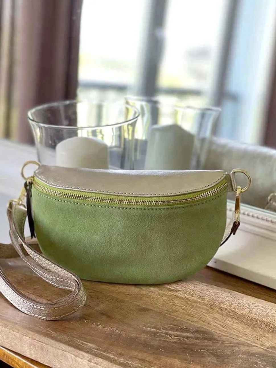 sac_banane_vert_anis_vael_1.webp Femmes Saheline Sac Banane Vert Anis Vaelle